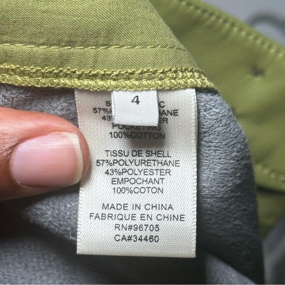 Rebecca Taylor High Waist Olive Faux Leather Shorts Size 4 - Picture 11 of 16